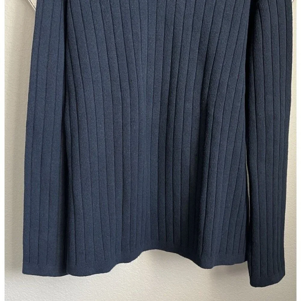 NWT! Vintage GAP Men's XXL Crew Neck Cotton Sweater Hong Kong - Navy Blue